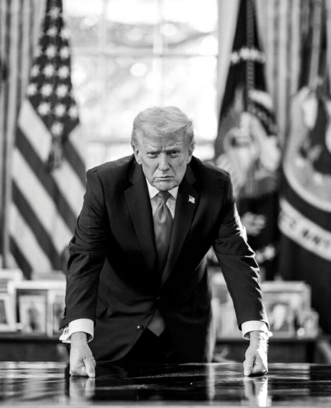 Trump at the White House